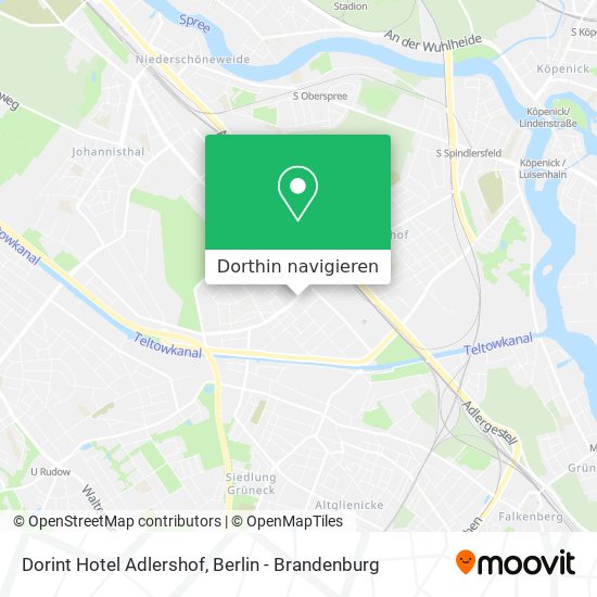 Dorint Hotel Adlershof Karte