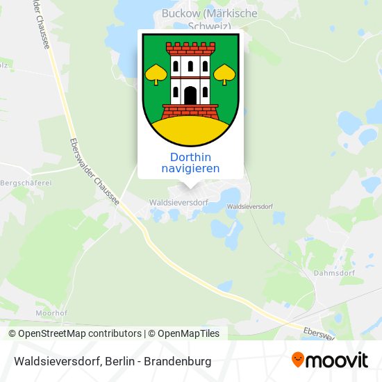 Waldsieversdorf Karte