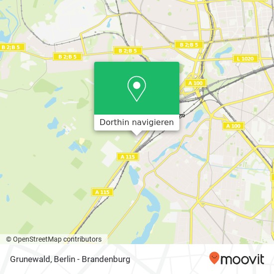 Grunewald, Falterweg 1 Karte
