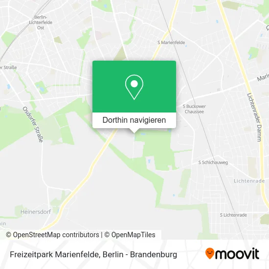 Freizeitpark Marienfelde Karte