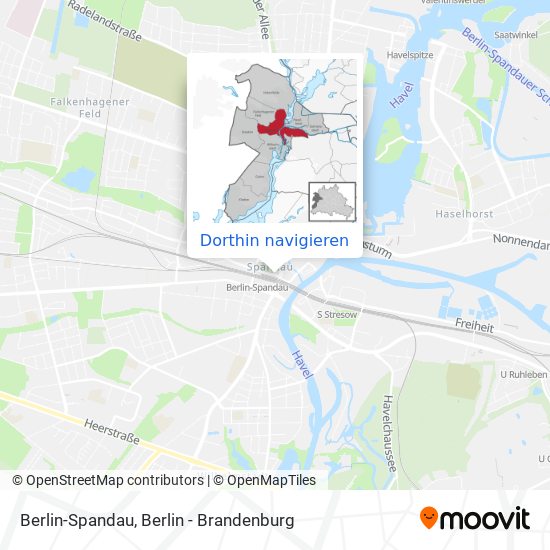 Berlin-Spandau Karte