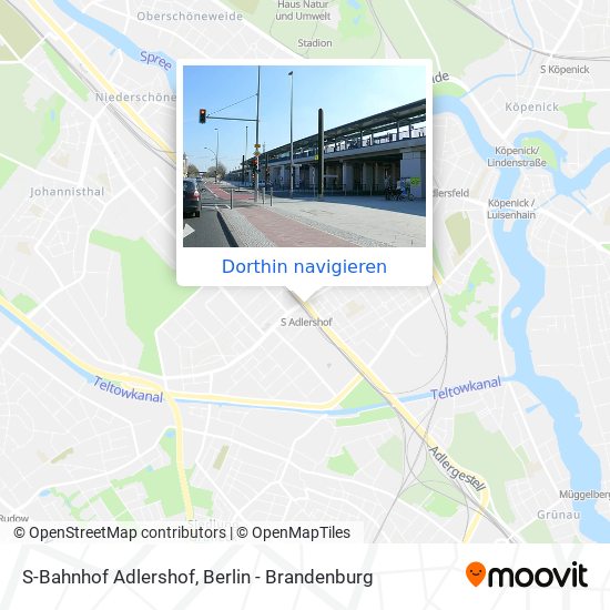 S-Bahnhof Adlershof Karte