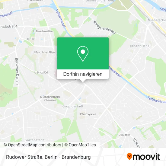 Rudower Straße Karte