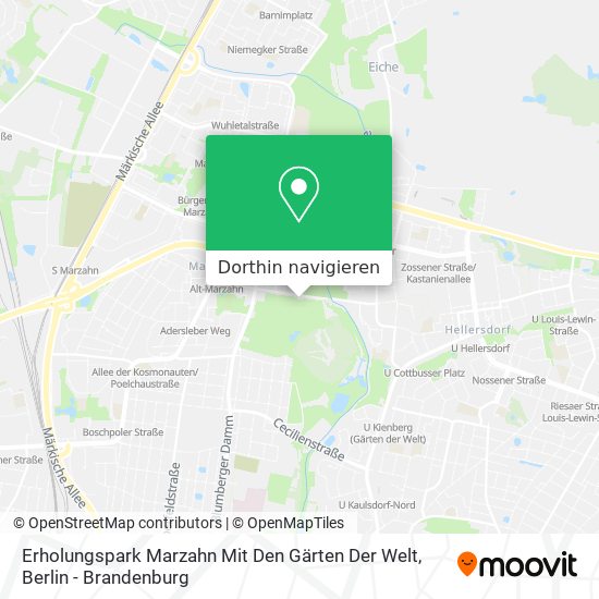 Erholungspark Marzahn Mit Den Gärten Der Welt Karte