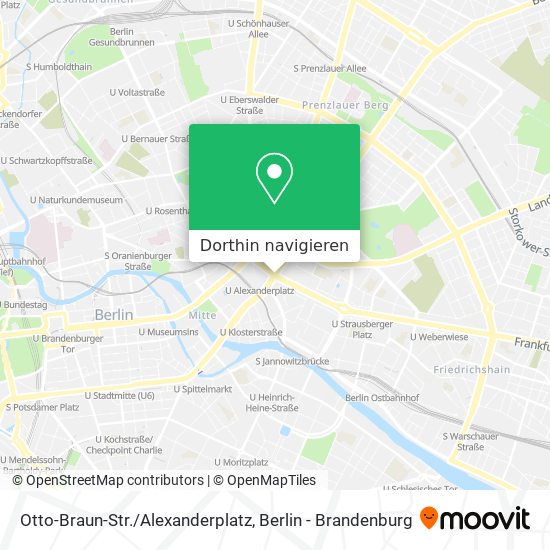 Otto-Braun-Str./Alexanderplatz Karte