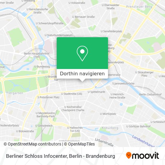 Berliner Schloss Infocenter Karte