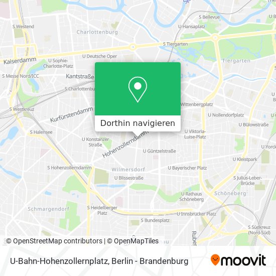 U-Bahn-Hohenzollernplatz Karte