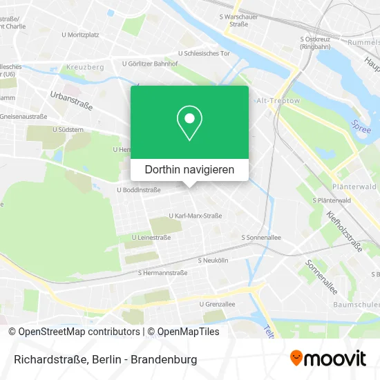 Richardstraße Karte