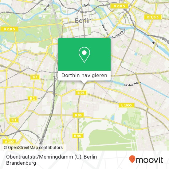 Obentrautstr./Mehringdamm (U) Karte