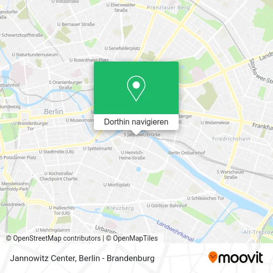 Jannowitz Center Karte