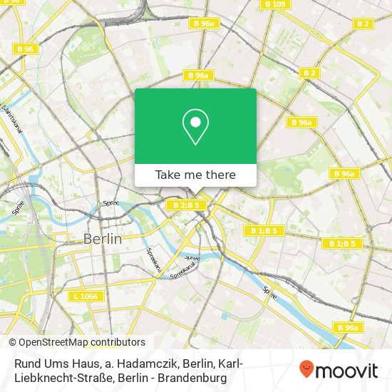 Rund Ums Haus, a. Hadamczik, Berlin, Karl-Liebknecht-Straße Karte