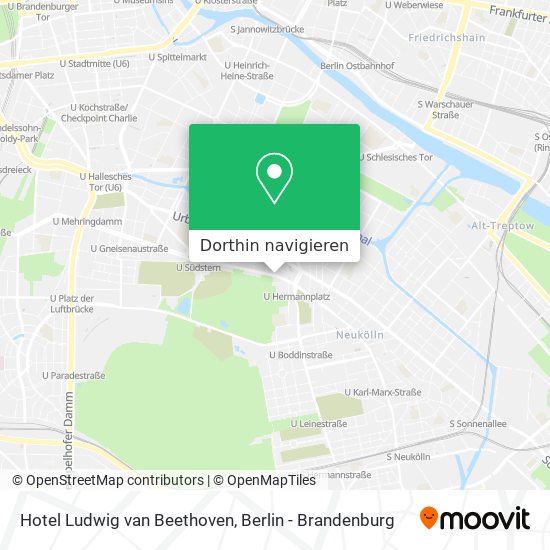 Hotel Ludwig van Beethoven Karte