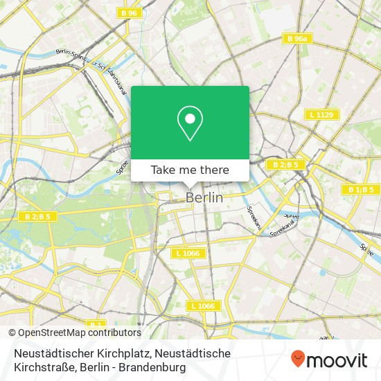 Neustädtischer Kirchplatz, Neustädtische Kirchstraße Karte