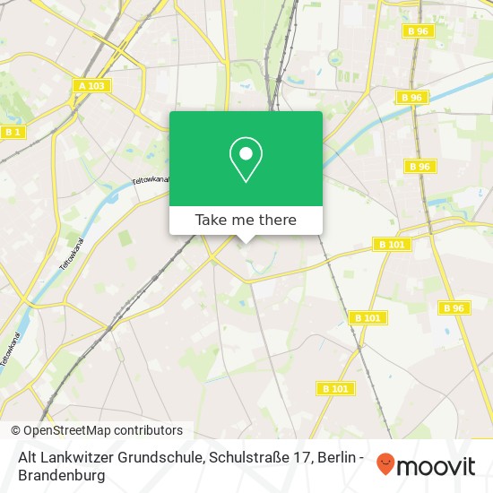 Alt Lankwitzer Grundschule, Schulstraße 17 Karte