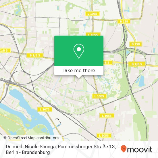 Dr. med. Nicole Shunga, Rummelsburger Straße 13 Karte