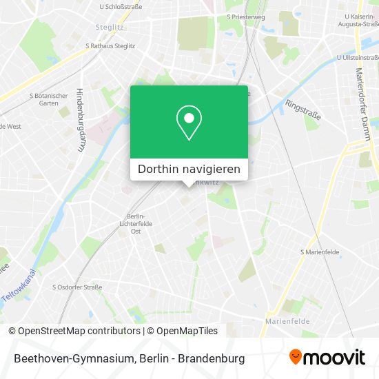 Beethoven-Gymnasium Karte