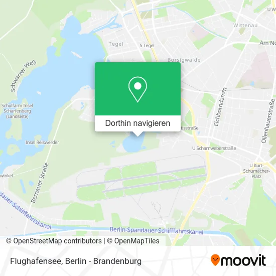 Flughafensee Karte