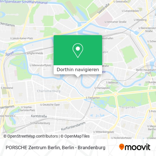 PORSCHE Zentrum Berlin Karte