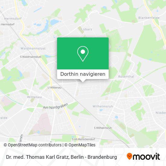 Dr. med. Thomas Karl Gratz Karte