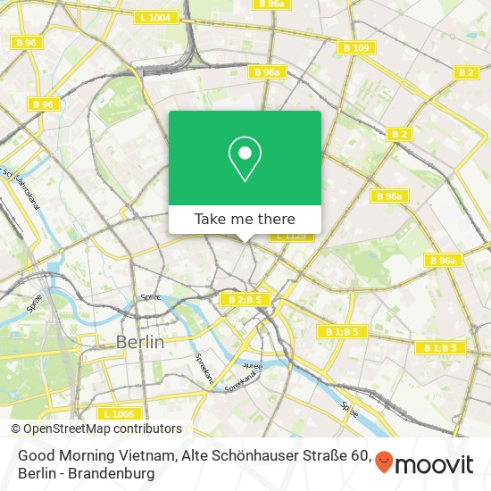 Good Morning Vietnam, Alte Schönhauser Straße 60 Karte