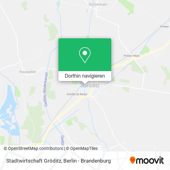 Stadtwirtschaft Gröditz Karte