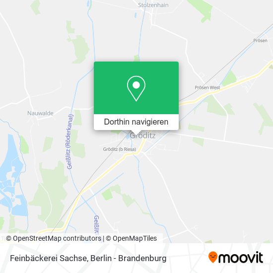 Feinbäckerei Sachse Karte