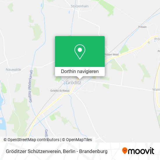 Gröditzer Schützenverein Karte