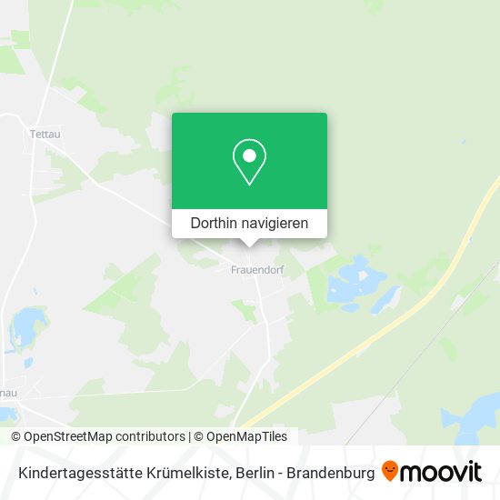 Kindertagesstätte Krümelkiste Karte