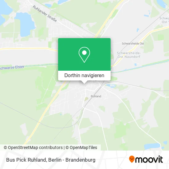 Bus Pick Ruhland Karte