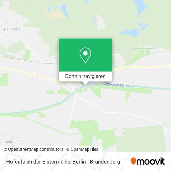 Hofcafé an der Elstermühle Karte