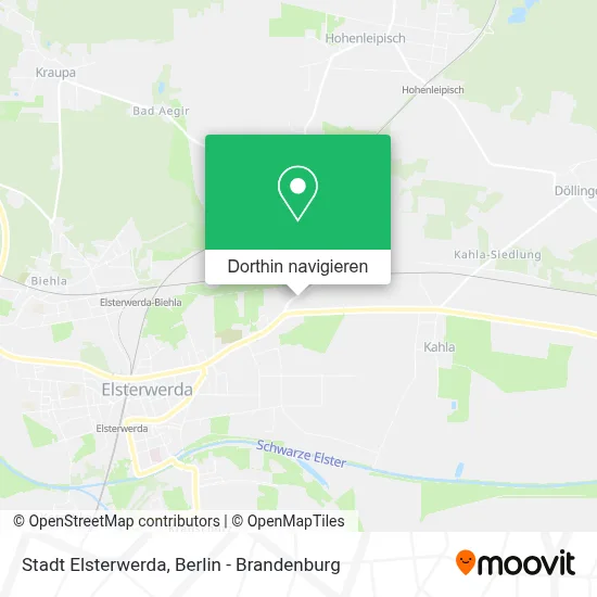 Stadt Elsterwerda Karte