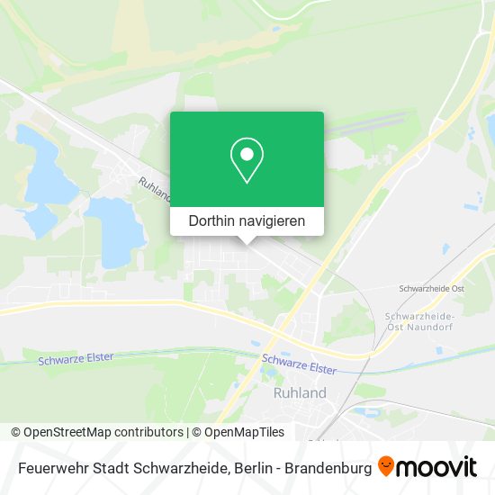Feuerwehr Stadt Schwarzheide Karte