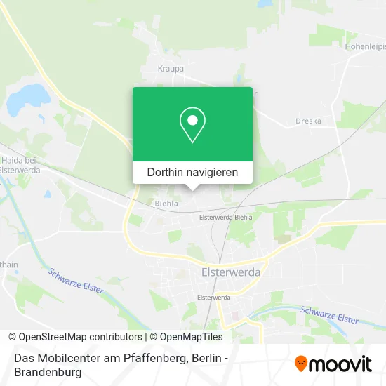 Das Mobilcenter am Pfaffenberg Karte
