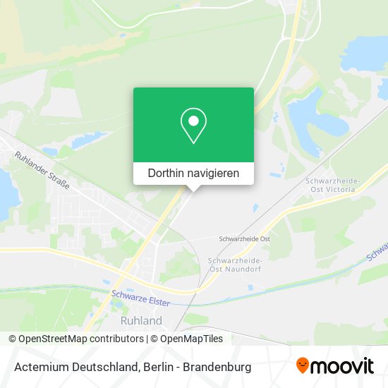 Actemium Deutschland Karte