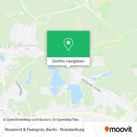 Rosenrot & Feengrün Karte