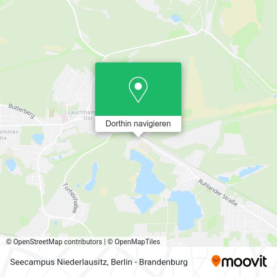 Seecampus Niederlausitz Karte