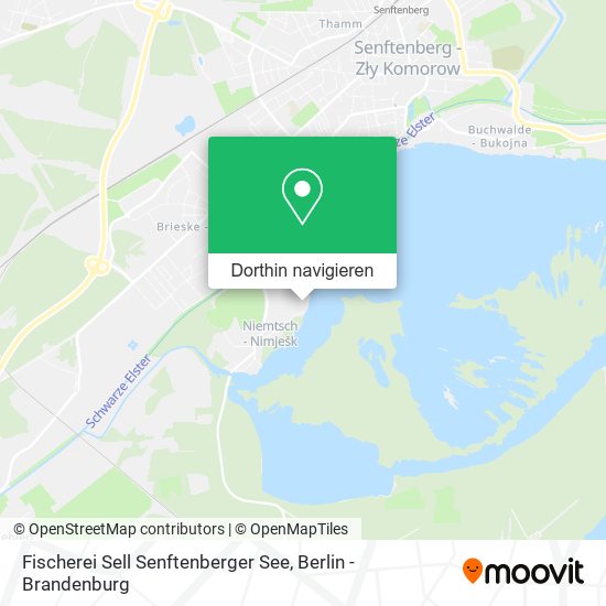 Fischerei Sell Senftenberger See Karte