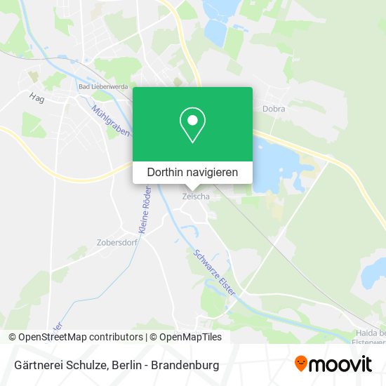 Gärtnerei Schulze Karte