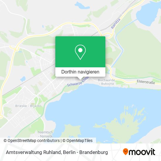 Amtsverwaltung Ruhland Karte