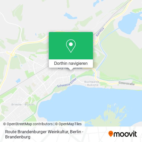 Route Brandenburger Weinkultur Karte