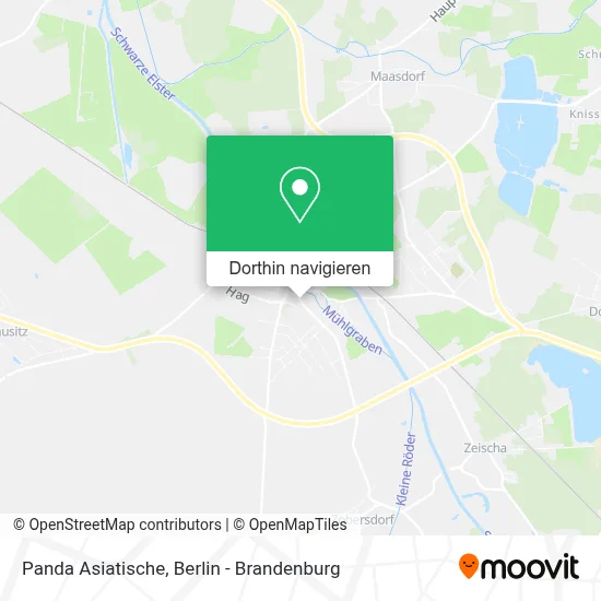 Panda Asiatische Karte
