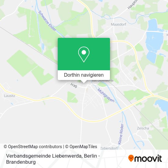 Verbandsgemeinde Liebenwerda Karte