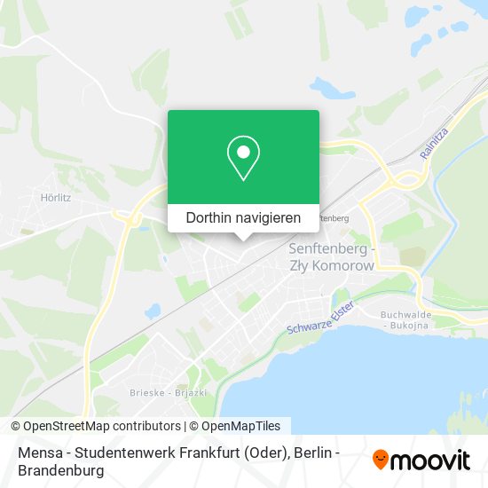 Mensa - Studentenwerk Frankfurt (Oder) Karte