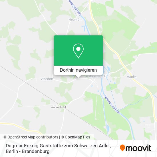 Dagmar Ecknig Gaststätte zum Schwarzen Adler Karte