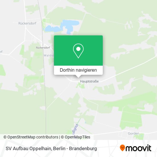 SV Aufbau Oppelhain Karte