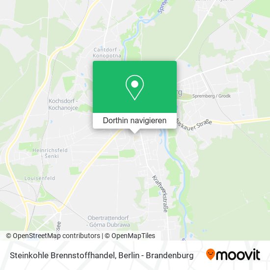 Steinkohle Brennstoffhandel Karte