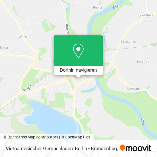 Vietnamesischer Gemüseladen Karte