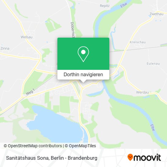 Sanitätshaus Sona Karte