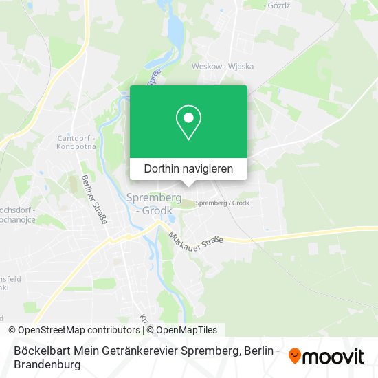 Böckelbart Mein Getränkerevier Spremberg Karte