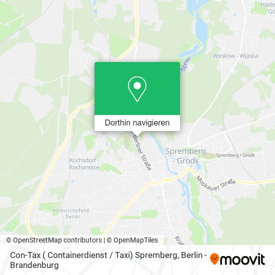 Con-Tax ( Containerdienst / Taxi) Spremberg Karte